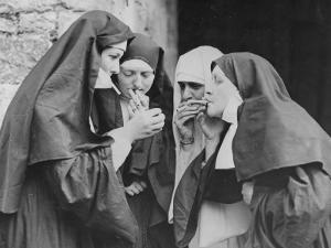 nuns smoking